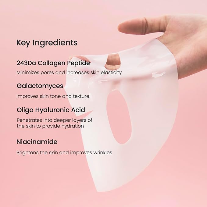 Bio-Collagen Overnight Deep Mask applied