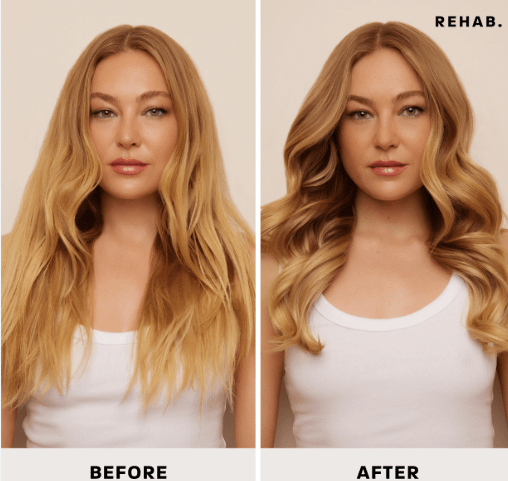 Skinovia Aura hair styler in use