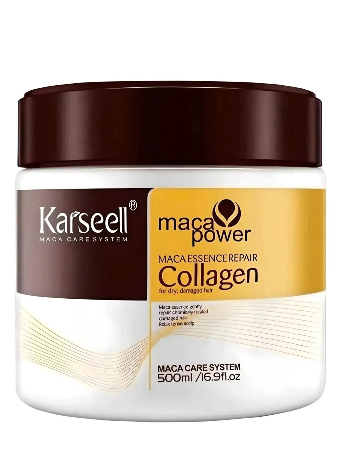 Collagen hair treatment jar
