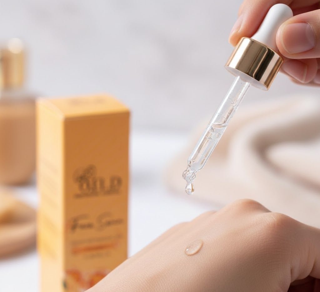 Vitamin C serum bottle
