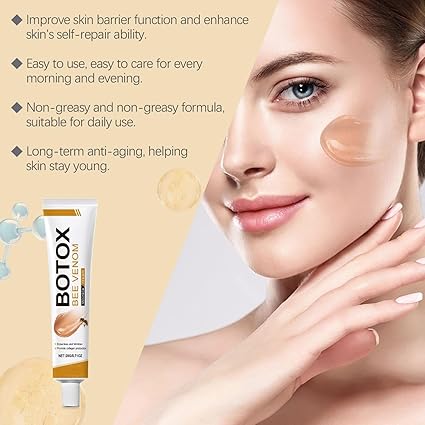 Bee venom cream application