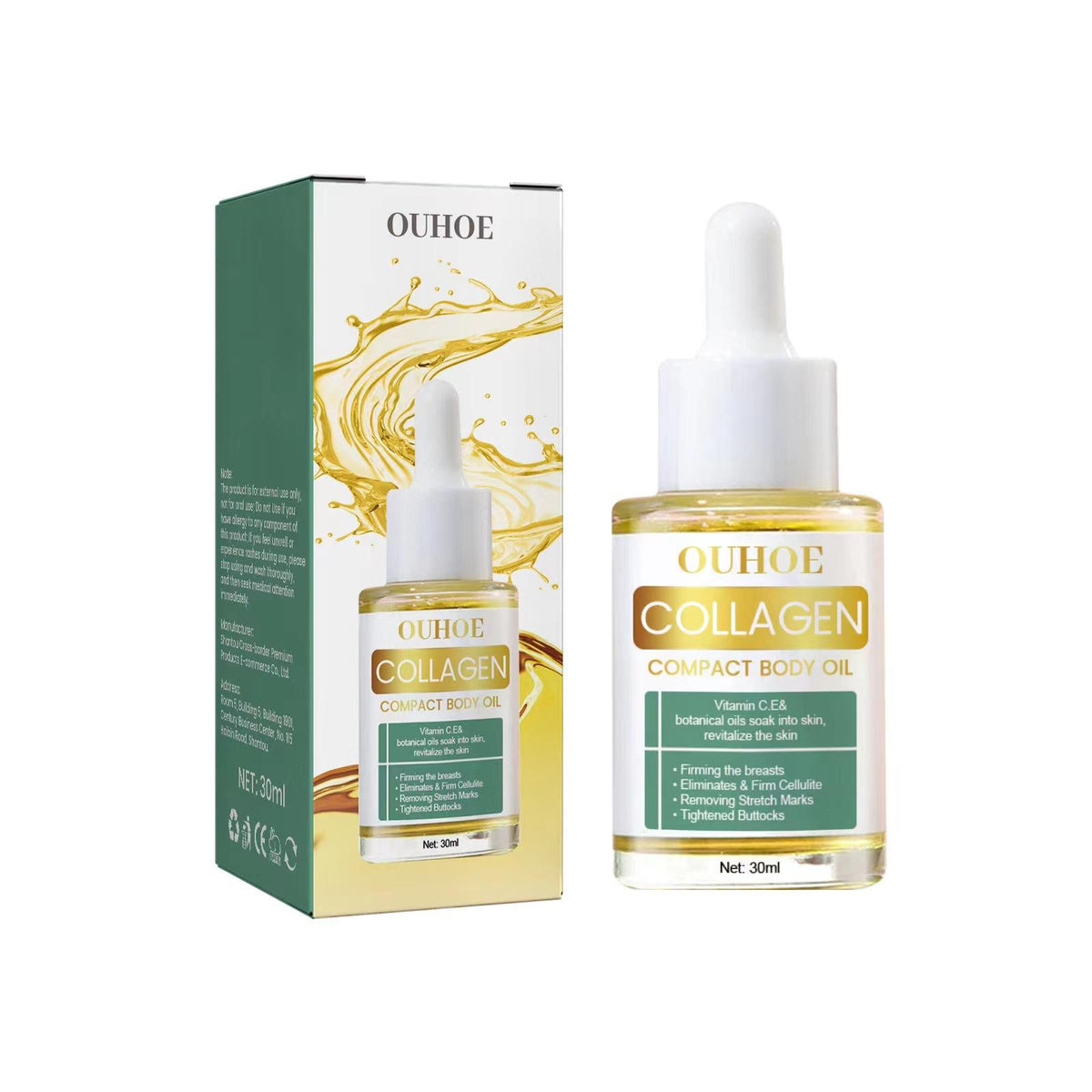 Nourishing body glow oil
